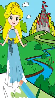 paint princes in princesses coloring game iphone images 3