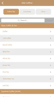 caffeine tracker - track caffeine in body iphone images 2