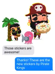 pirate kings stickers for apple imessage iPad Captures Décran 2