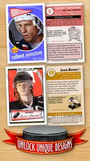 hockey card maker - make your own custom hockey cards with starr cards iphone images 3