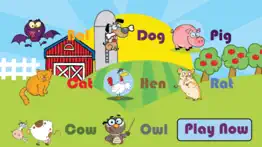 three letters animal word game for kid iphone images 2