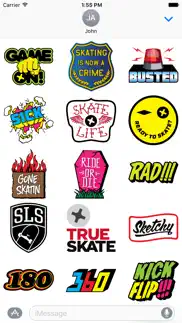 true skate stickers iphone capturas de pantalla 1