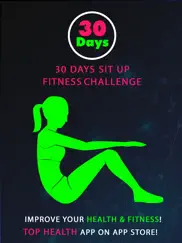 30 day sit up fitness challenges ~ daily workout ipad images 1