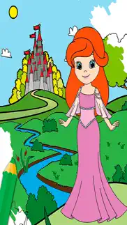 paint princes in princesses coloring game iphone images 2
