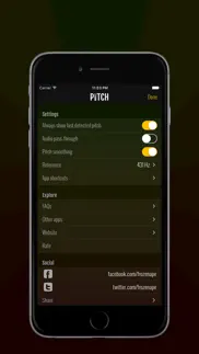pitch - chromatic tuner iphone bildschirmfoto 4