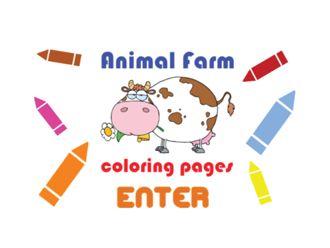 animal farm coloring pages ipad images 1