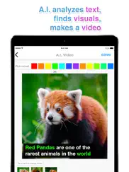 autovideo - text to video iPad Captures Décran 2