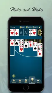 solitaire - free classic card games app iphone images 3