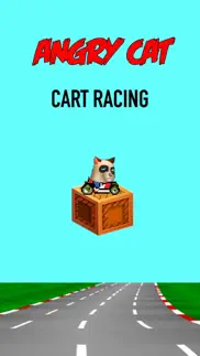 angry cat cart racing iphone images 1