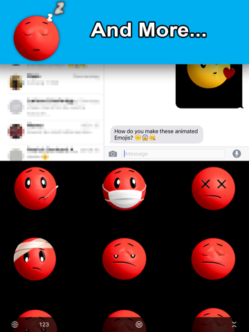 animated emoji keyboard - gifs iPad Captures Décran 4
