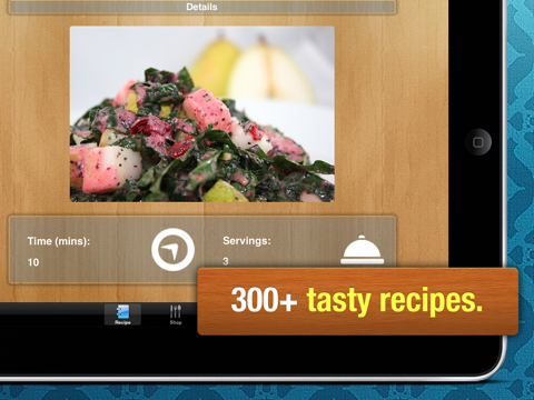 raw food diet free - healthy organic food recipes and diet tracker iPad Captures Décran 2