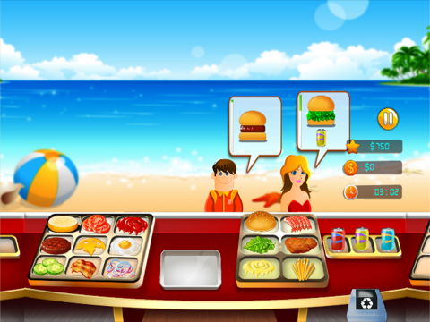 burger cooking restaurant maker jam - fast food match game for boys and girls ipad images 1