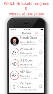 bracket - tournament builder for sports iphone images 1