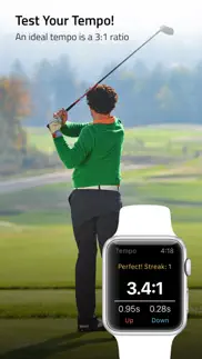 golf swing tempo analyzer iPhone Captures Décran 2