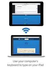 keywi keyboard - type faster on your device using your computer's keyboard ipad images 1