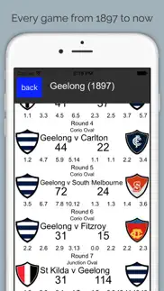 afladder - 1897 to 2016 australian footy ladder iphone images 2