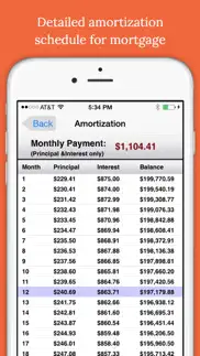 easy mortgages - mortgages calculator iPhone Captures Décran 3
