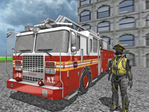 fire fighter emergency truck simulator 3d ipad images 4