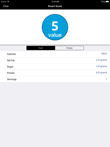 smart score - food and fitness points calculator ipad images 1