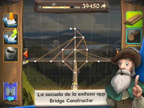 bridge constructor medieval ipad capturas de pantalla 2