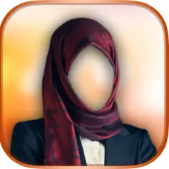 hijab woman photo making - montage logo, reviews