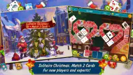 solitaire christmas. match 2 cards free. card game iphone images 1