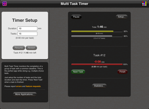 multi task timer free ipad resimleri 4