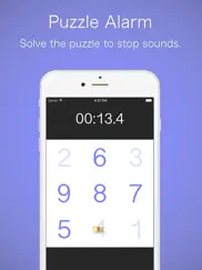 puzzle alarm clock-solve puzzle games to stop! ipad images 1