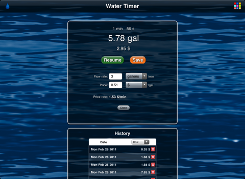 water timer free ipad images 2
