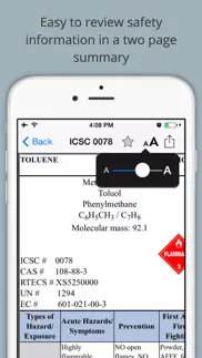 chemical safety data sheets - icsc iphone images 1