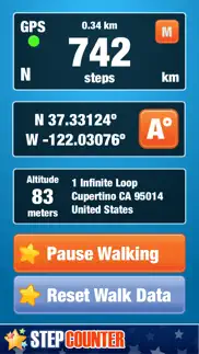 step counter and walking tracker. iPhone Captures Décran 2