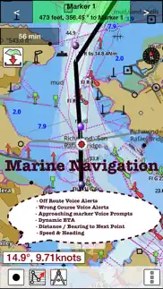 marine navigation - lake depth maps - usa - offline gps nautical charts for fishing, sailing and boating iphone images 1