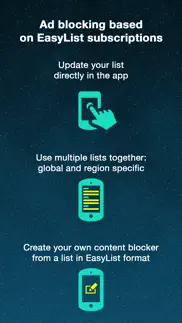 admosphere - free ad blocker with easylisty iphone images 3