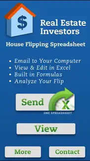 house flipping spreadsheet real estate investors iPhone Captures Décran 1