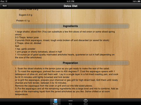 detox diet free - cleanse and flush the body iPad Captures Décran 4