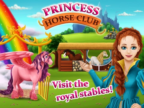 princess horse club - royal pony spa, makeover and carriage decoration ipad images 1