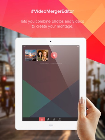 video merger editor by vidstitch ipad images 1