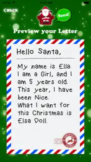 letter to santa claus - write to santa north pole iphone capturas de pantalla 4