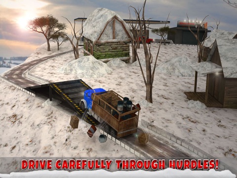 winter highway truck driver rush 3d simulator ipad images 4