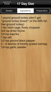healthy food recipes for the 17 day diet free iPhone Captures Décran 4