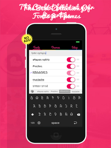 instakey - custom theme keyboard and cool fonts keyboard iPad Captures Décran 2