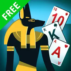 egypt solitaire. match 2 cards. card game free logo, reviews