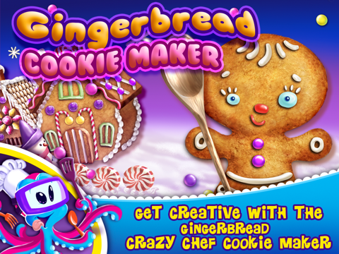 gingerbread crazy chef - cookie maker ipad images 1