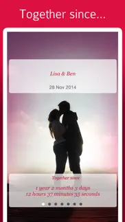 relationship calculator: been together love days counter iphone images 1