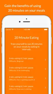 20 minute eating - eat slower iPhone Captures Décran 1