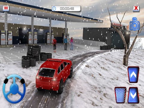 winter highway truck driver rush 3d simulator ipad images 1