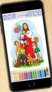 bible coloring book - bible to paint and color scenes from the old and new testaments iphone images 4