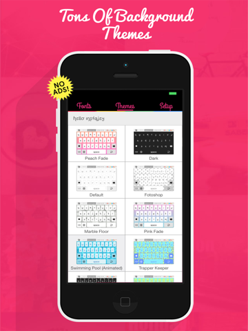 instakey - custom theme keyboard and cool fonts keyboard iPad Captures Décran 3