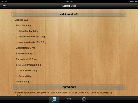 detox diet free - cleanse and flush the body iPad Captures Décran 3
