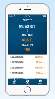 pedometer step counter - walking running tracker iphone images 3